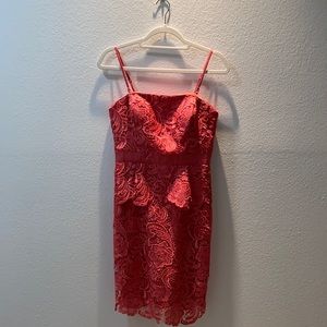 Coral dress